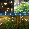 thumbnail image 6 of Solar Garden Lights, 4 Pack 24 LED Waterproof Solar Christams Outdoor Lights Decoration, Upgraded Outdoor Solar Lights for Yard Patio Garden Decor, Warm White, 6 of 6