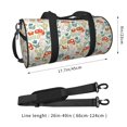 thumbnail image 2 of KLL Garden Of Little Bunnies Duffle Bag For Men Women Sport Gym Fitness Tote Travel Training Workout Basketball Football Weekender, 2 of 6