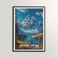 thumbnail image 3 of ELNEIT - Grand Teton National Park Poster, Unframed Matte Paper, S16, 3 of 3