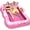 Pink without Sprinkler, variant on Inflatable Tanning Pool Lounger Float with Sprinkler, 78"x50" Large 2-Person Pool Float Adults with Backrest Cup & Food Holder Blow Up Tanning Bed for Summer Pool Beach Party (Pink/Blue)