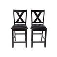 thumbnail image 3 of Pair of Solid Wood Counter Height Pub Chairs, 3 of 3
