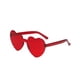 thumbnail image 1 of Minnieouse Gafas de sol con forma de corazón de melocotón, accesorios antiquemaduras solares, decoraciones, gafas irregulares, apariencia Lentes Rojo, 1 of 6
