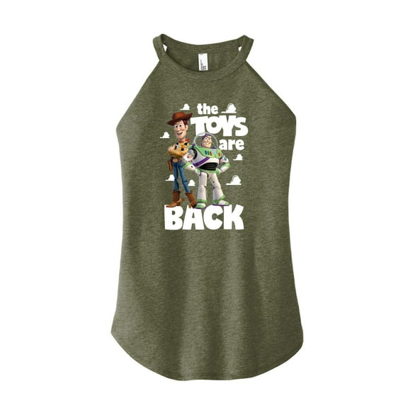 Toy Story - The Toys Are Back - Juniors High Neck Tank Top