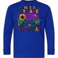 thumbnail image 3 of Inktastic I Paused My Game for Mardi Gras Gaming Long Sleeve Youth T-Shirt, 3 of 5