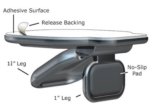 Patas para laptop LapWorks fáciles de aplicar Crea 2 elevaciones ergon ...