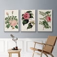 thumbnail image 5 of Pink Floral Mix I - Framed Premium Gallery Wrapped Canvas L Frame 3 Piece Set - Ready to Hang, 5 of 9