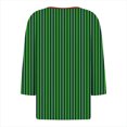 thumbnail image 5 of GYUJNB 3/4 Length Sleeve Womens Tops Button Down Summer Henley Neck T Shirts Plus Size Blouses, 5 of 5