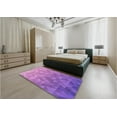 thumbnail image 4 of Ahgly Company Indoor Round Patterned Violet Purple Area Rugs, 8' Round, 4 of 6