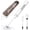 White, variant on Handheld Milk Frother with Travel Case - Portable USB Rechargeable Mini Whisk for Coffee, Latte. Includes 3 whisks, storage, for frothing milk, beating eggs, and blending drinks.