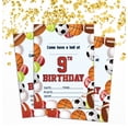 thumbnail image 2 of Darling Souvenir Multicolor Birthday Invitation Card 28 Pcs Fill or Write In Blank Invites Printable Party Supplies 5 x 7 Inches, 2 of 5
