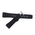 thumbnail image 3 of Waterproof Silicone Watch Band Durable 18mm Watch Strap Watch Wristband for Replacement (Black), 3 of 7