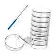 thumbnail image 4 of Dalazy 10x Plats en Verre Pétri Réutilisables Faciles à Nettoyer pour Accessoires 100mm, 4 of 9