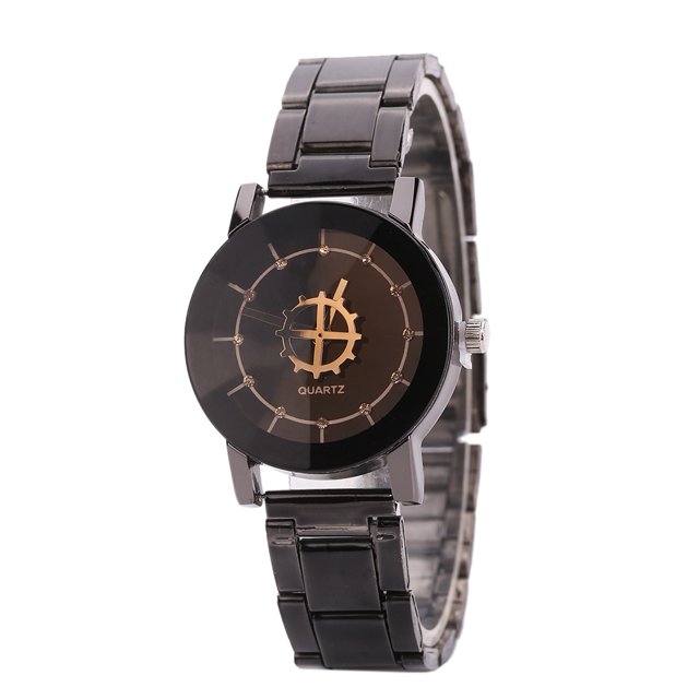 Casual Espejo Superficie Pareja Reloj de Cuarzo Hombres Mujeres Correa de Aleación Reloj de Pulsera Analógico (Mujer)