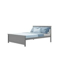 thumbnail image 3 of Max & Lily Full Size Bed Frame with Headboard, Solid Wood Platform Bed for Kids, Grey, 3 of 9