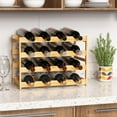 thumbnail image 7 of Bambloom Wine Rack,Bamboo Freestanding Floor Wine Bottle Holder,4-Tier Wine Storage Racks,Natural, 7 of 7
