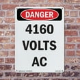 thumbnail image 5 of 4160 Volts AC OSHA Danger Rigid Plastic Sign 18 Inch x 12 Inch - 5 Pack, 5 of 8