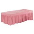 thumbnail image 4 of GUOOL Jupe de Table de Massage en Microfibre 190x70cm Rouge_1 Rouge_1, 4 of 9