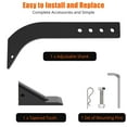 thumbnail image 4 of BeesClover Box Blade for Tractor, 18 in Ripper Shanks for Box Blade, Box Blade Shank with 4 Holes, Ripper Point/Scarifier Tooth for Box Blade Shank for Replacement, Digging, Plowing, 4 of 6