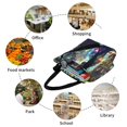thumbnail image 6 of Ratiio Cosmic Cat In Window Print Shoulder Bag for Women, Polyester Crossbody Purse Lightweight Handbag for Daily Travel and Casual Use, 6 of 6