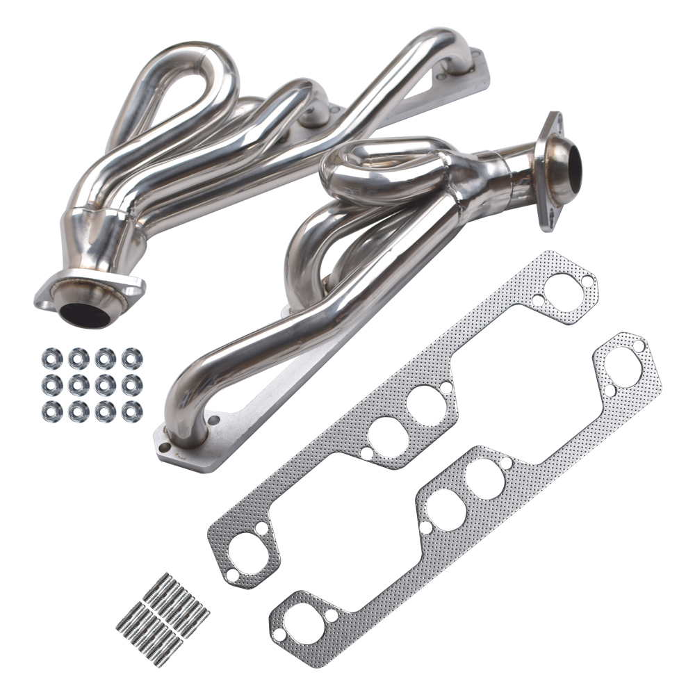 Panlongic Stainless Steel Exhaust Manifold Headers For Dodge Dakota Ram 1500 2500 3500 Pickup 5.2 5.9L