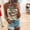 Coffee, variant on Tank Top for Women Camouflage O Neck Lace Vest Backless Cami Party Blouse Camisole Womens Tops