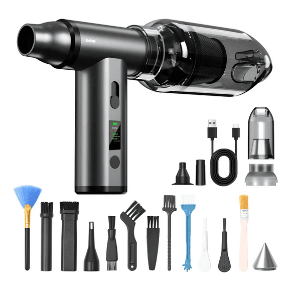 "Ventilador Turbo Mini Jet De 130000 Rpm Fuerte Sopladora Belug, NEGRA "