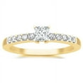 thumbnail image 5 of Classic Moissanite Bridal Set Engagement Ring 1.25 Carat on 10k White Gold, 5 of 5