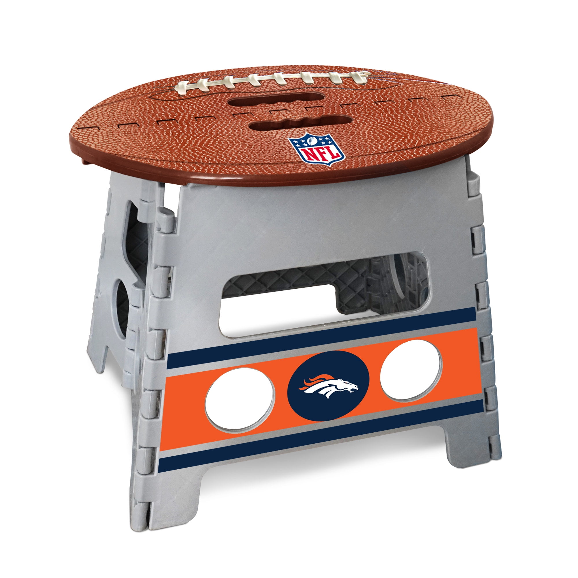 NFL Denver Broncos Folding Step Stool 14"x13"