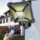 thumbnail image 5 of Luces LED solares para exteriores, con sensor de movimiento, IP65, 3 modos de seguridad para pared, para cercas, jardines, patios y puertas delanteras, con control remoto., 5 of 8