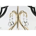 thumbnail image 5 of The Lighting Store Adoncia Black and Brushed Silverish Champagne Crystal Chandelier - 27 inches in Diameter x 31 inches H, 5 of 5