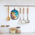 thumbnail image 5 of Pofeuu Cloud Cute Hamster Print Silicone Pot Mat Mitten With Hanging Loop Heat Resistant Oven Mitts Non-Slip Bbq Baking Smoking Potholders, 5 of 7