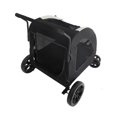 thumbnail image 4 of Foldable Dog Stroller Full Zipper Large Space Strong Bearing Capacity Breathable Pet Stroller for Outdoor Travelling, 4 of 6