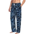 thumbnail image 6 of Logiee Octopus Print Pajama Pants for Men,Men’s Pajama Bottoms,Mens PJ Pants with Pockets & Button Fly-Large, 6 of 6