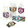 80s Retro - DIY Party Supplies - Totally 1980s Party DIY Wrapper Favors & Decorations - Set of 15