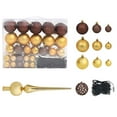 thumbnail image 5 of vidaXL Christmas Tree Artificial Xmas Tree with Pinecones LEDs and Ball Set, 5 of 12
