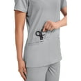 thumbnail image 4 of Cherokee Workwear Revolution Scrubs Top For Women V-Neck WW620, 4 of 9