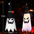 thumbnail image 3 of Decoraciones de Halloween al aire libre, decoración de Halloween, luces colgantes para exteriores, sombrero de bruja fantasma brillante, decoraciones de Halloween, adornos interiores, luces de Hallowe, 3 of 5