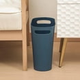 thumbnail image 4 of Small Trash Can, Slim Garbage Can Plastic Waste Basket with Handles 3.5 Gallon Container Bin for Narrow Spaces Bathroom, Bedroom, Kitchen, Office at Home, 4 of 8