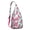 Rose-red-12, variant on Summer Fresh Watermelon Print Sling Bag – Tear-resistant Organizer Chest Bag, Unisex Geometric Pattern Bag for Gym, Running and Daily Commute