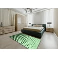 thumbnail image 5 of Ahgly Company Machine Washable Indoor Rectangle Transitional Medium Forest Green Area Rugs, 8' x 10', 5 of 7