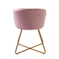 thumbnail image 6 of Porthos Home Orry Dining Chairs, Velvet Upholstery, Gold Dipped Metal Legs (Set of 2), 6 of 7