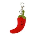 thumbnail image 4 of RKZDSR 12cm Fiery Chili Pepper Plush Pendant Keychain - Perfect for Holiday, Birthday, Graduation, or Souvenir Gift, 4 of 6