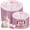 Pink, variant on 120 pieces Gold Disposable Plastic Plates - White and Gold Plates Include 10.25" Dinner Plate & 7.5" Salad Plate for Party Baby Shower Wedding Spring