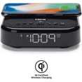 iHome TIMEBASE II Dual Charging Bluetooth Alarm Clock with Wireless and