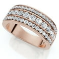 thumbnail image 4 of Pompeii 1Ct Men's Diamond Wedding Anniversary Ring 10k Gold Lab Grown (F/G,VS1-VS2), 4 of 7