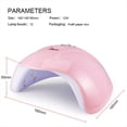 thumbnail image 2 of Lámpara UV LED USB, Lámparas de Curado Ultravioleta para Salón en Casa, Secado Potente para Tipo de Gel, Equipo Profesional, Color Rosa., 2 of 6