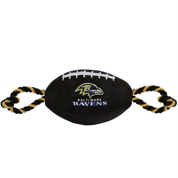 Pets First Nfl Baltimore Ravens Nylon Football-Licensed