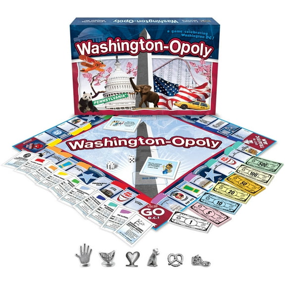 Washington D.C. Opoly Board Game