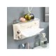 thumbnail image 4 of 1pc Wall-mounted Transparent Tissue Box Holder, Non-trace Stick-on Paper Napkin Case For Bathroom, Bedroom And Living Room, 4 of 5