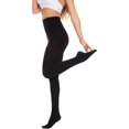 thumbnail image 2 of HSHDLDF Women's 80 Denier Tights Soft Opaque Solid Color Footed Pantyhose, 2 of 7